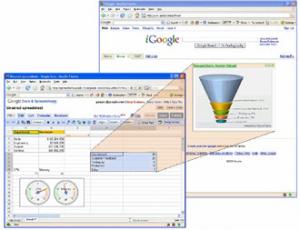 Демонстрация работы системы Gadgets-in-Docs (изображение с сайта Google)